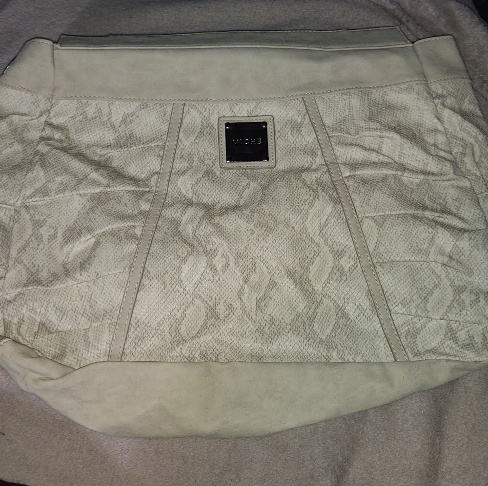 Snake scale patterned prima bag shell by Miche